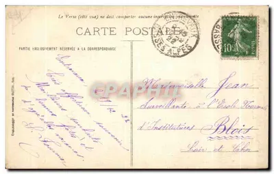 Entrevaux (B.-A.) - Le Fort - Vallée du Var - Édition Gilletta — Verso