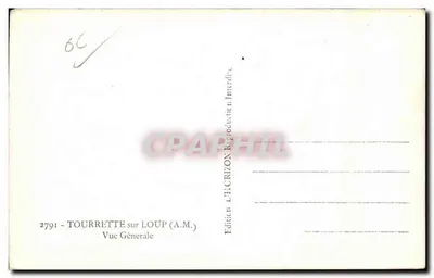 Tourrette-sur-Loup — Vista General — Edición L'Horizon — Reverso