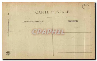 Bouquetière de la Côte d'Azur — Édition Gilletta, n° 1534 — Verso