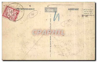 Costa Azul en vuelo de Menton a Cannes — LL. — L'Estérel — Editor Lévy & Neurdein, París — Reverso