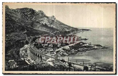 Anthéor — A Estrada da Corniche d'Or e o Viaduto do Caminho de Ferro — Edit. BELLA, Nice