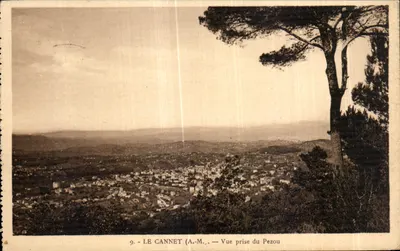 Le Cannet (A.-M.) — Vista tirada do Pezou — Edições Sainte-Agathe