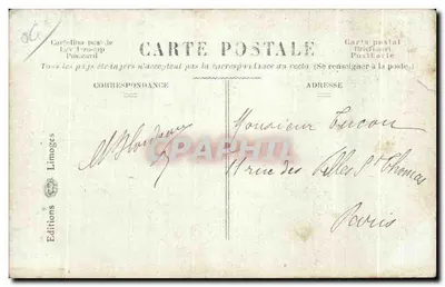 Villefranche-sur-Mer — A Velha Cidade — Edições Limoges, n° 82 — Verso