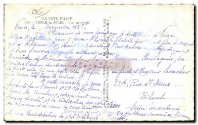 Vence — Algemene uitzicht — Uitgaven « MARQUE » — Achterkant