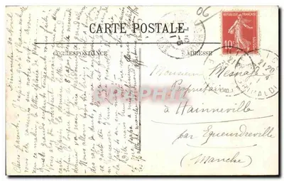 Cap Ferrat — Wila S.M. Króla Belgii — Poczta Oficerów — LL — nr 209 — Rewers