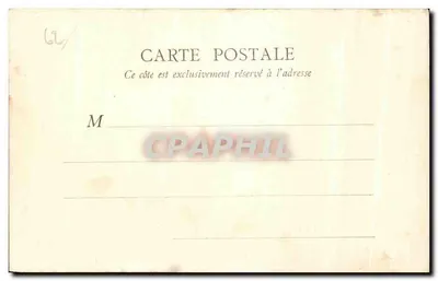 Calais — Gare Centrale z strony Saint-Pierre — B. F., Paris — Rewers