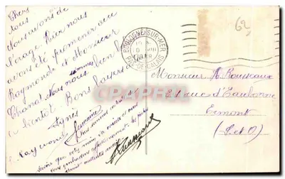 Boulogne-sur-Mer — Widok ku Kasynowi i Jetykom — wydawca nieznany — Rewers