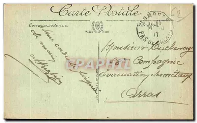 Saint-Omer — Pomnik Jacqueline Robins — LL. nr 44 — Rewers