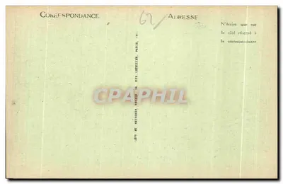 Berck-Plage — Reingam-Parc LL — publisher LL, no. 117 — Back