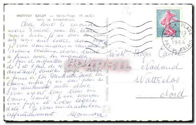 Sala rehabilitacji — Instytut Calot — Berck-Plage (Pas-de-Calais) — Rewers