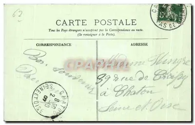 Calais — W kierunku Przystani — LL. — n°69 — Rewers