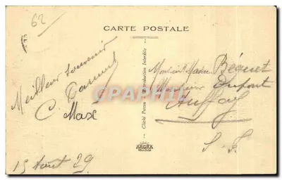 Le Touquet-Paris-Plage — View of the Avenue du Verger towards the Casino — Publisher F. Bonaventure, Lab. — Back