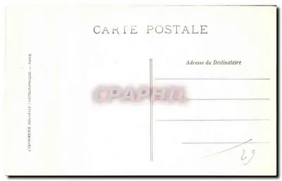 Calais — Pomnik Caveta — L'imprimerie Nouvelle, Paryż, nr 13 — Rewers
