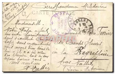 Arras — A rua dos Grandes Viéziers — ruínas da guerra 1914-15 — Verso