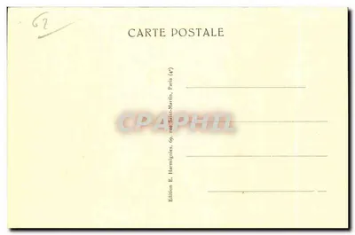 Calais — Ratusz widziany z ogródka — Harmignies — Rewers