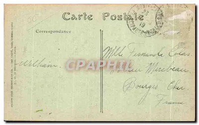 Monte-Carlo — Les Terrasses i Rocher de Monaco — wydawca Stare Zakłady Neudrein i Cie, n° 1200 — Rewers