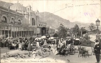 Monte-Carlo - A Terrasse do Café de Paris — LL. — n° 394