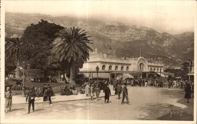 Bilhete postal antigo La Douce France Cote D Azur Monte Carlo le Cafe de Paris