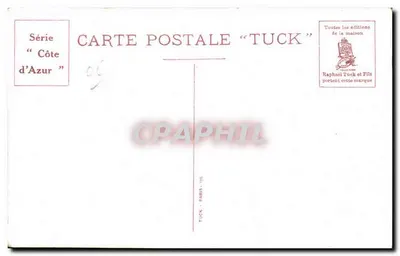 Monte-Carlo — Katedra św. Devoty — H. B. Wimbush, wydawca Tuck, seria Côte d'Azur — Rewers