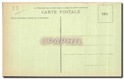 Dinan. O Castelo da Duquesa Ana — editor não identificado, n° de série 122 — Verso
