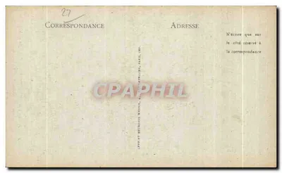 Aproximadamente GUINGAMP — A Igreja do Groëc — Portal Ocidental (século XVI) — LL. — Verso