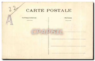 Ilha de Bréhat — Estudo de Rochas — Renault, editor, Paimpol — Verso