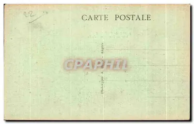 Ilha de Bréhat — Vista do Port-Clos — Fototipia A. Boudet, Angers — Verso