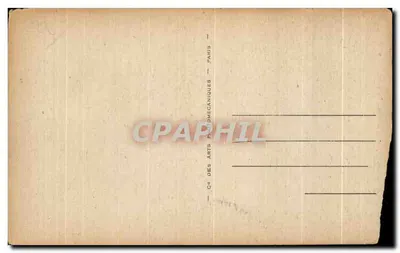 Isla de Bréhat — La Grève y la Iglesia — Editor: Ch. des Arts Phonomecaniques, París, n° 109 — Reverso