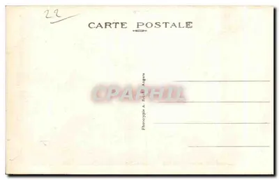 Ploumanach (C.-du-N.) — O Gouffre localizado na Ponta do Diabo entre duas rochas de 25 m de altura — Fotocópia A. Bru, Angers, n° 237 — Verso