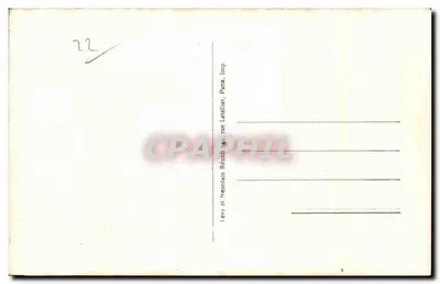 Ploumanach (Côtes-du-Nord) — Os rochedos da ponta ND — editor Lévy e Neurdein, Paris — Verso