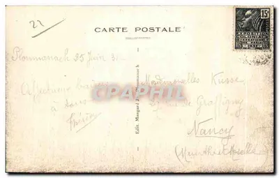 Ploumanac'h (C.-du-N.) — La pointe du Diable — wydawca J. Mangard — Rewers