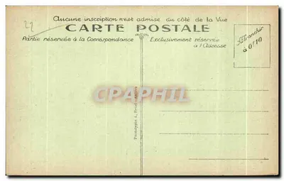 PLOUMANACIL — Niezwykłe skały — Le Bélîer, jedna z najbardziej ciekawych skał Bretanii — A. B. — Rewers