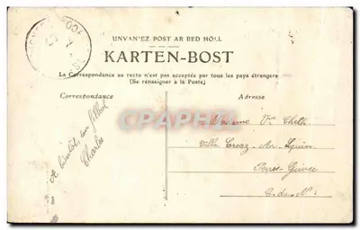 Vijver van Bois-Riou — Omgeving van Preros-Guirec — Het hele Bretanje, serie 501 — Achterkant