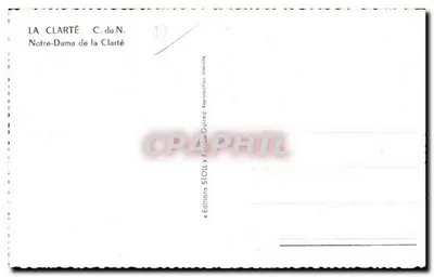 Nossa Senhora da Clareza — estátua dentro de um portal — Edições Stoll — Verso