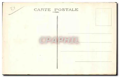 Perros-Ploumanach (C.-du-N.) — Katedra św. Jana Chrzciciela — Wydawnictwo Hôtel Beau-Séjour, Trégastel — Rewers