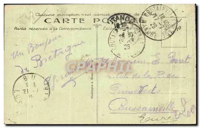 Paimpol — As Regatas — A. B. — Verso
