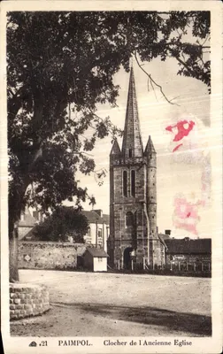 Paimpol — Clocher de l'Ancienne Église — éditeur PAIMPOL, n° 21