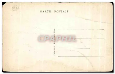Jubé de la chapelle de KERFONS — chapelle du XVIe siècle, entièrement en chêne sculpté — éditeur A. W. 932 — Verso