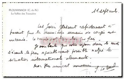 Ploumanach (C.-du-N.) — La Vallée des Traouïéro — Editore JACK, Ploumanach — Verso