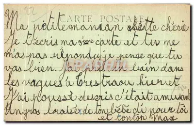 PLOUMANACH — La Tête de Bélier — Edición Guillon, Lannion — Reverso