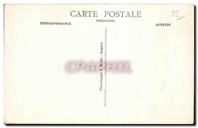 PLOUMANACH (C.-du-N.) — Głowa Czarownicy i, w oddali, Wyspa Tomé — Phototype A. Bruel, Angers, nr 253 — Rewers