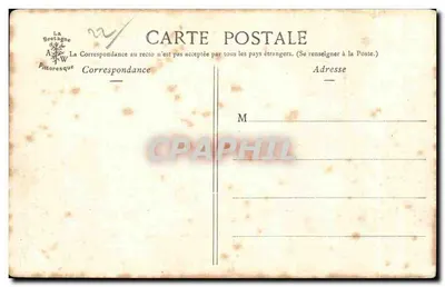 PLOUMANACH - Oratório de St-Guirec à mar alta — Coleção A. Waron, St-Brieuc — Verso