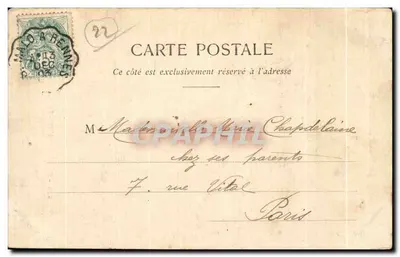 PLOUMANACH - La Tête de Bélier — Collection A. Waron, St-Brieuc, n°125 — Reverso