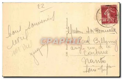 PLOUMANACH (C.-du-N.) — Widok na La Guérîte — COMBER IMP. MACON — Rewers