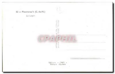 El Conejo — Ploumanac'h (C.-du-N.) — Ediciones Gaby — Reverso