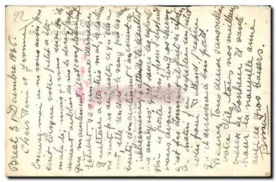 Ondas quebrando contra rochedos — Yvon — n°298 — Verso