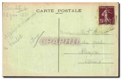 Ligting van Ploumanac'h (Noordkust) — 1880 — Collectie E. Hamonie, Saint-Brieuc — Achterkant