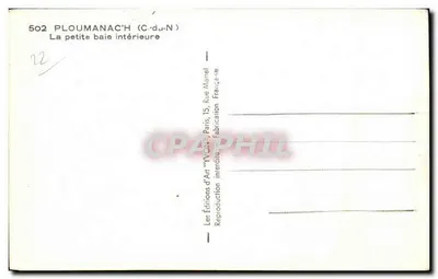Ploumanac'h (C.-du-N) — Mała wewnętrzna baia — Wydawnictwo Sztuki 'WYON', Paryż — Rewers