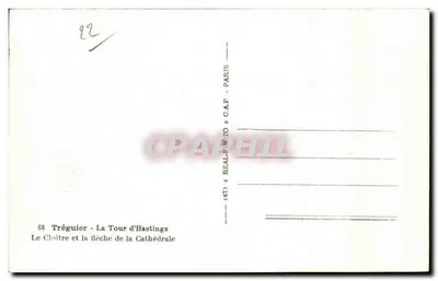 त्रेगुइयर — क्लोइट्र आर ला फ्लेच डे ला कैथेड्राल — REAL-FOTO C.A.P. पेरिस — पीछे