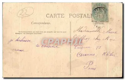 Tréguier (Côtes-du-Nord) — O Calvário — J.-B. Barat, edit.-fot., Saint-Quay — Verso